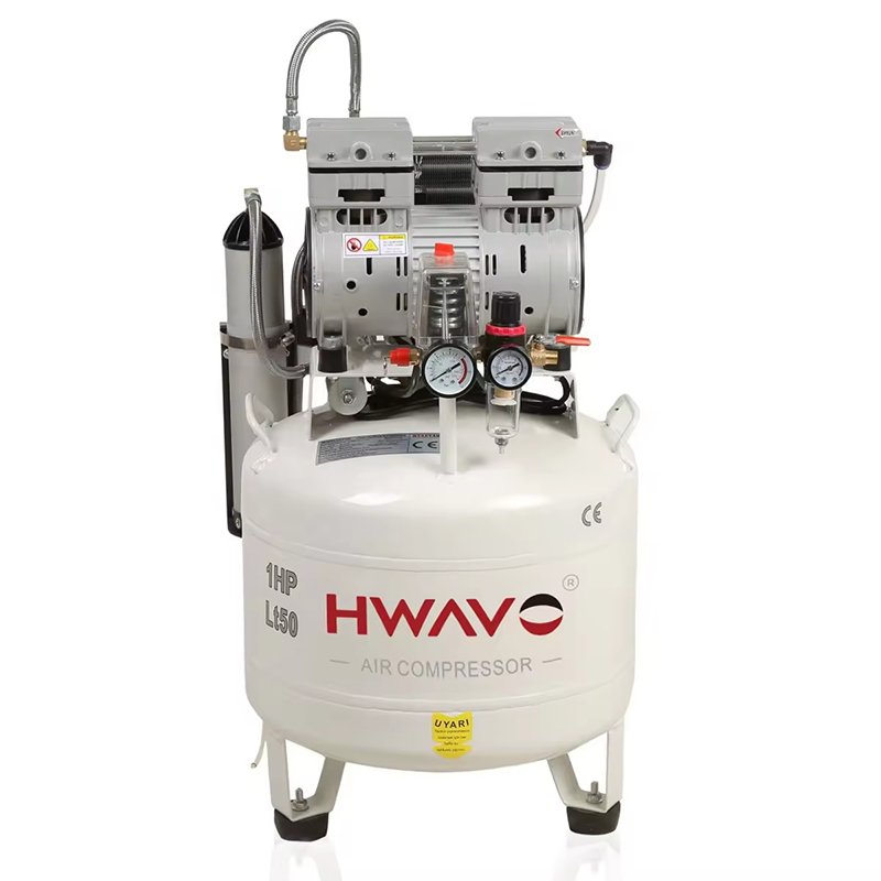 Manufacturers Hot Sale 38L 2hp Dental 750w Industrial Silent Oil Free air Compressor for Dentistry