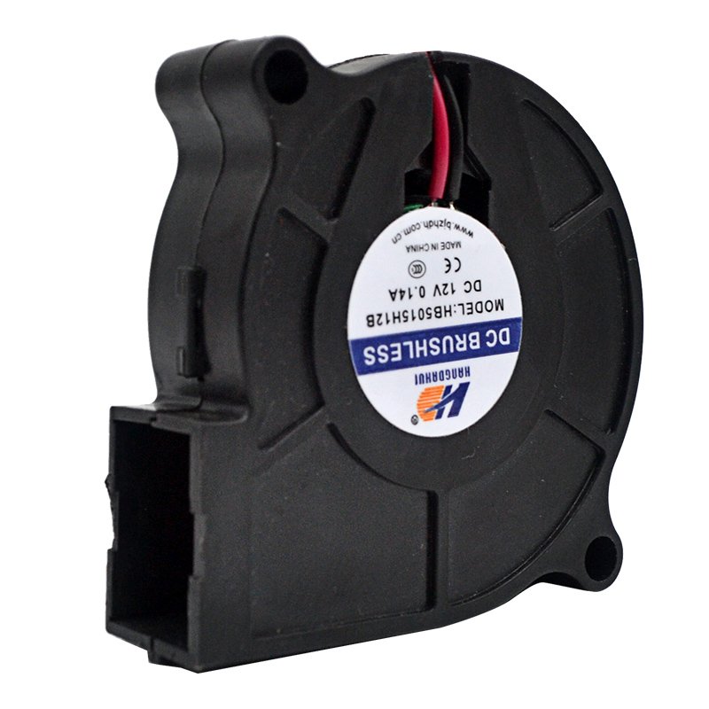 Hangdahui Centrifugal Small Size Turbo Fan Blower 3v Dc 5v 12v 24v 50x50x15mm Fan Blower 12v 5015 Blower Fan 5v 12v