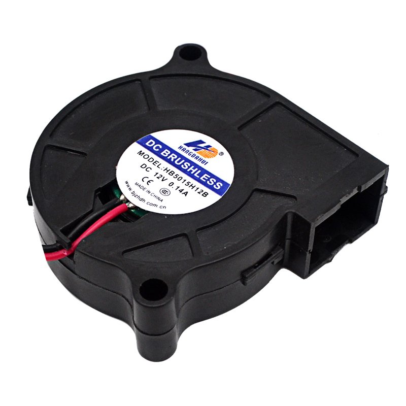 Hangdahui Centrifugal Small Size Turbo Fan Blower 3v Dc 5v 12v 24v 50x50x15mm Fan Blower 12v 5015 Blower Fan 5v 12v