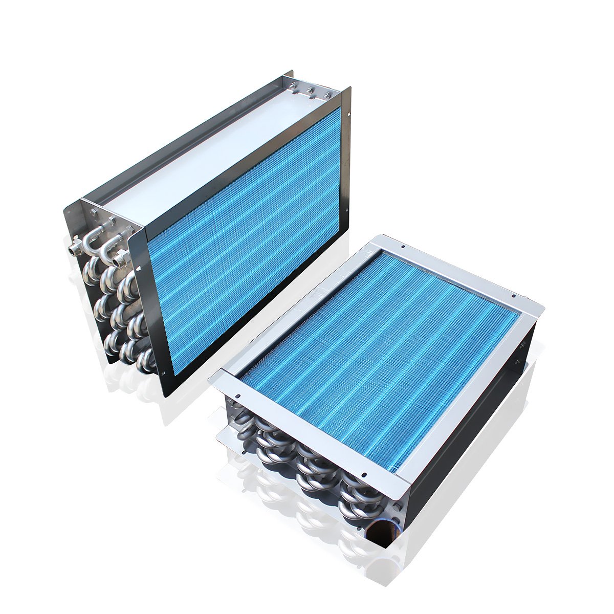 Factory Custom Air Cooled Copper Tube Condenser Heat Exchange Copper Tube Aluminum Finned Heat Exchanger