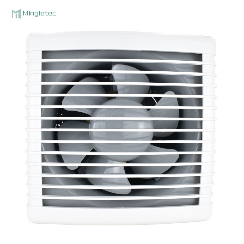 6 Inch Shutter Bathroom Wall Mount Air Blower HVAC Hydroponic Extractor Exhaust Fan