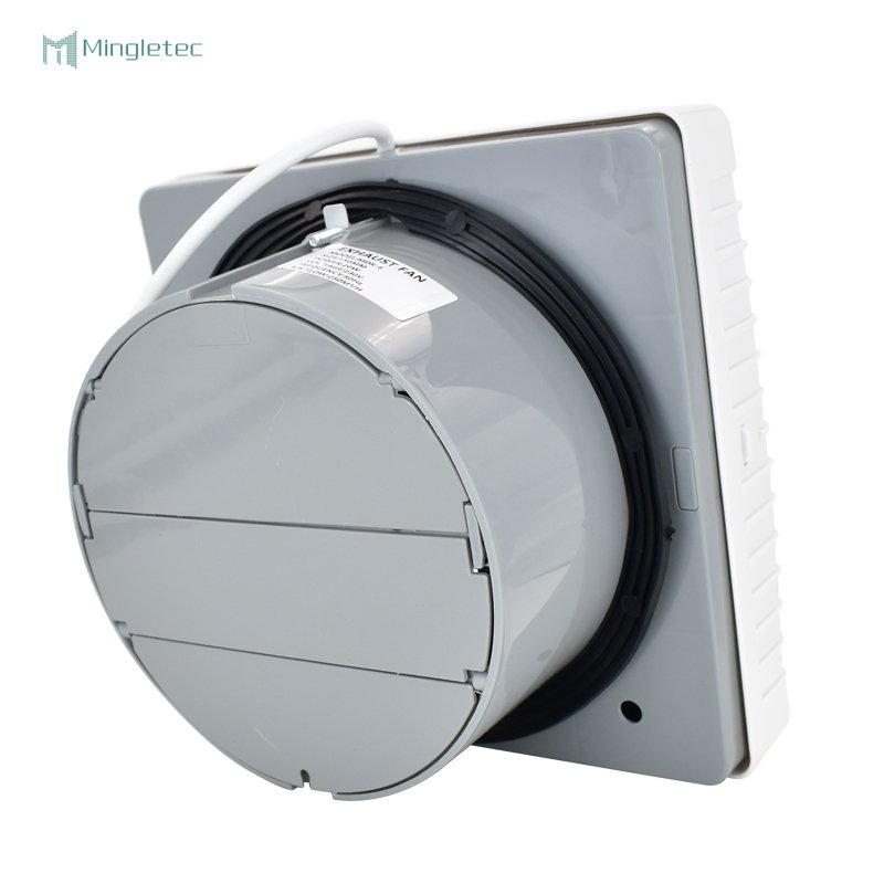 6 Inch Shutter Bathroom Wall Mount Air Blower HVAC Hydroponic Extractor Exhaust Fan