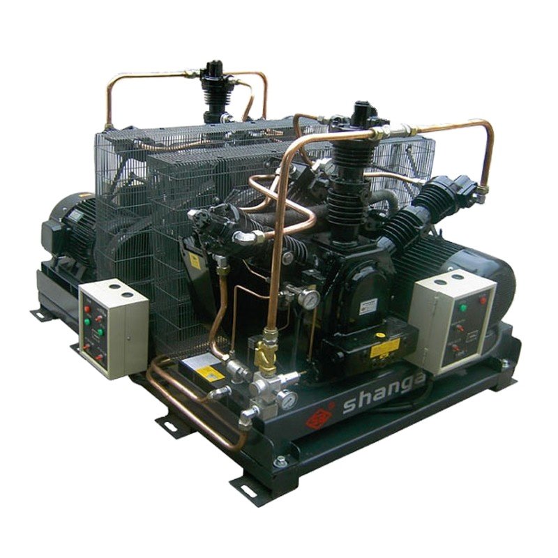 Shang Air 22KW 30HP 4 Cylinder Piston High Pressure Air Compressor 83CSH 83SH 4500psi 100L Tank 2.0m3/min Working Gas Pump