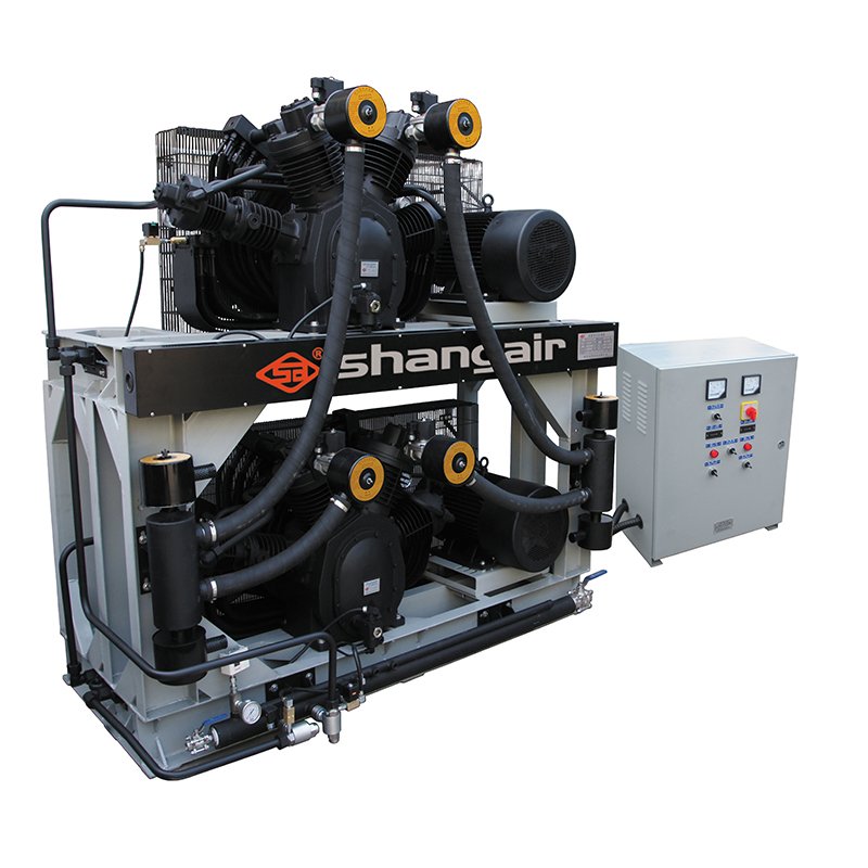 Shang Air 22KW 30HP 4 Cylinder Piston High Pressure Air Compressor 83CSH 83SH 4500psi 100L Tank 2.0m3/min Working Gas Pump