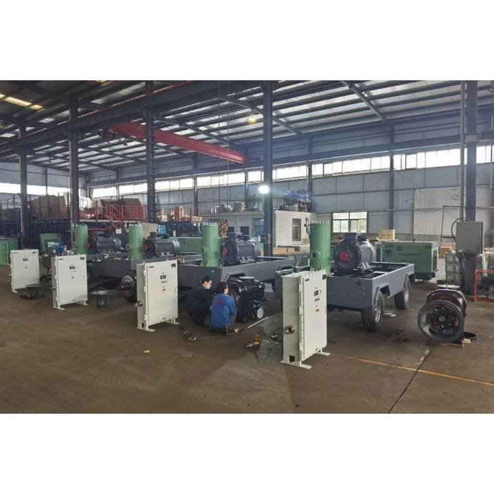 Diesel Powered Medium Durable Medium and High Pressure Prototype Diesel Screw Air Compressor