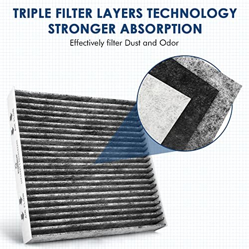 HAINTE Wholesale Cabin Air Filter Activate Carbon Replacement CF11182 Compatible for Honda ACURA Air Condition Filter CF11182