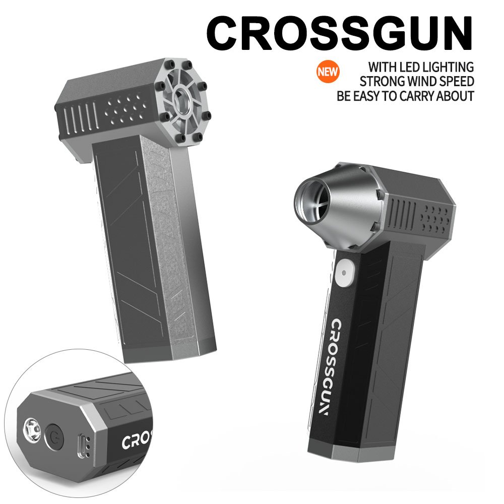 CROSSGUN 120000RPM X5 Powerful Turbo Mini Strong Fan House Cleaning Handy Jet Outdoor Electric Portable air Blower Mini Jet Fan