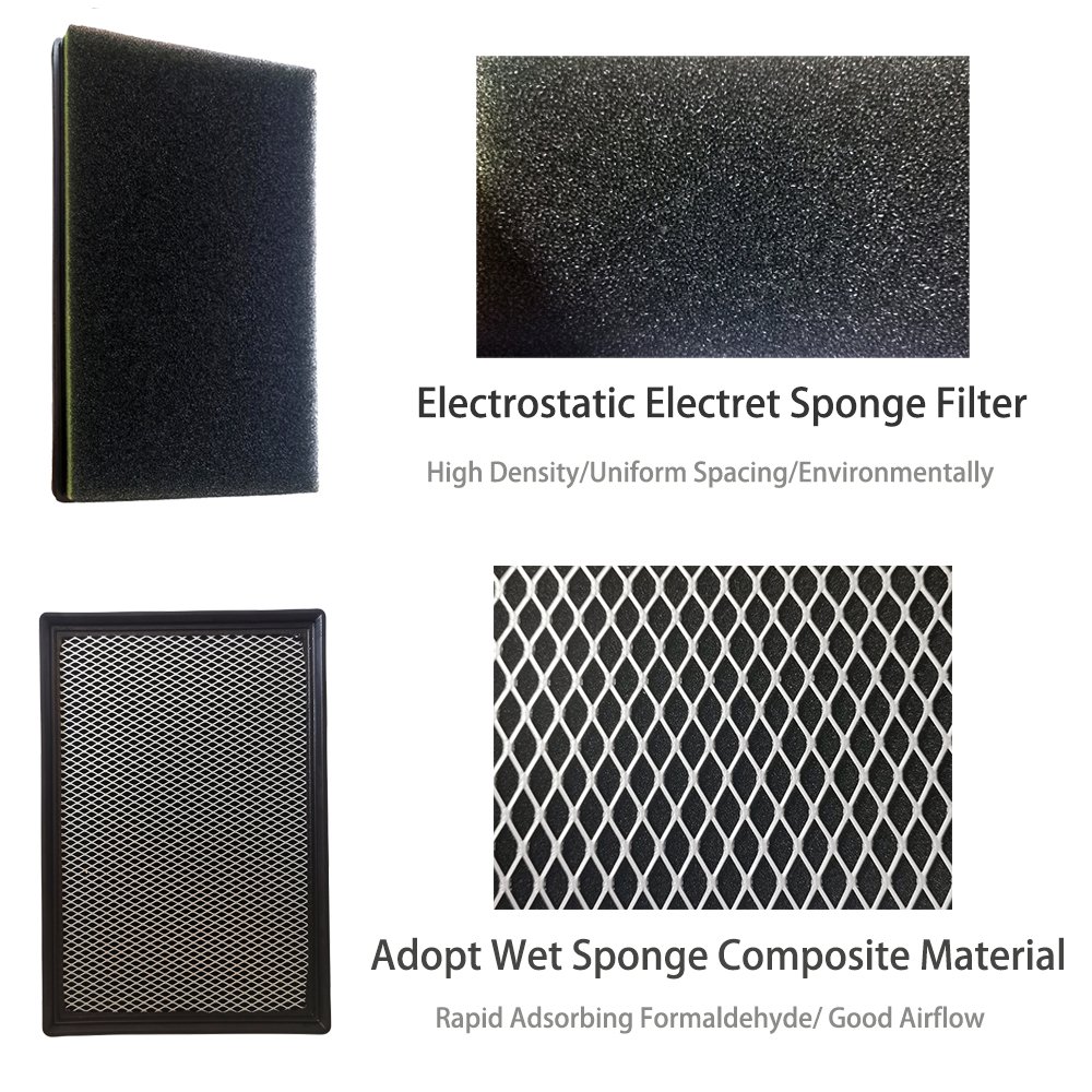 XTechnor Engine Air Filter 53032404AB 68319604AA for Dodge Ram1500 2500 3500 Cabin Engine Filter element
