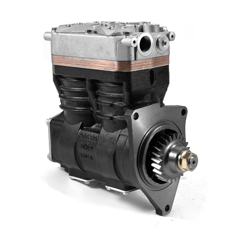 Auto Parts Dual Cylinder Truck Engine Air Compressor Pump for Weichai WP10H WP12 WP13 Sinotruk Howo Shacman 612630030405 K007025