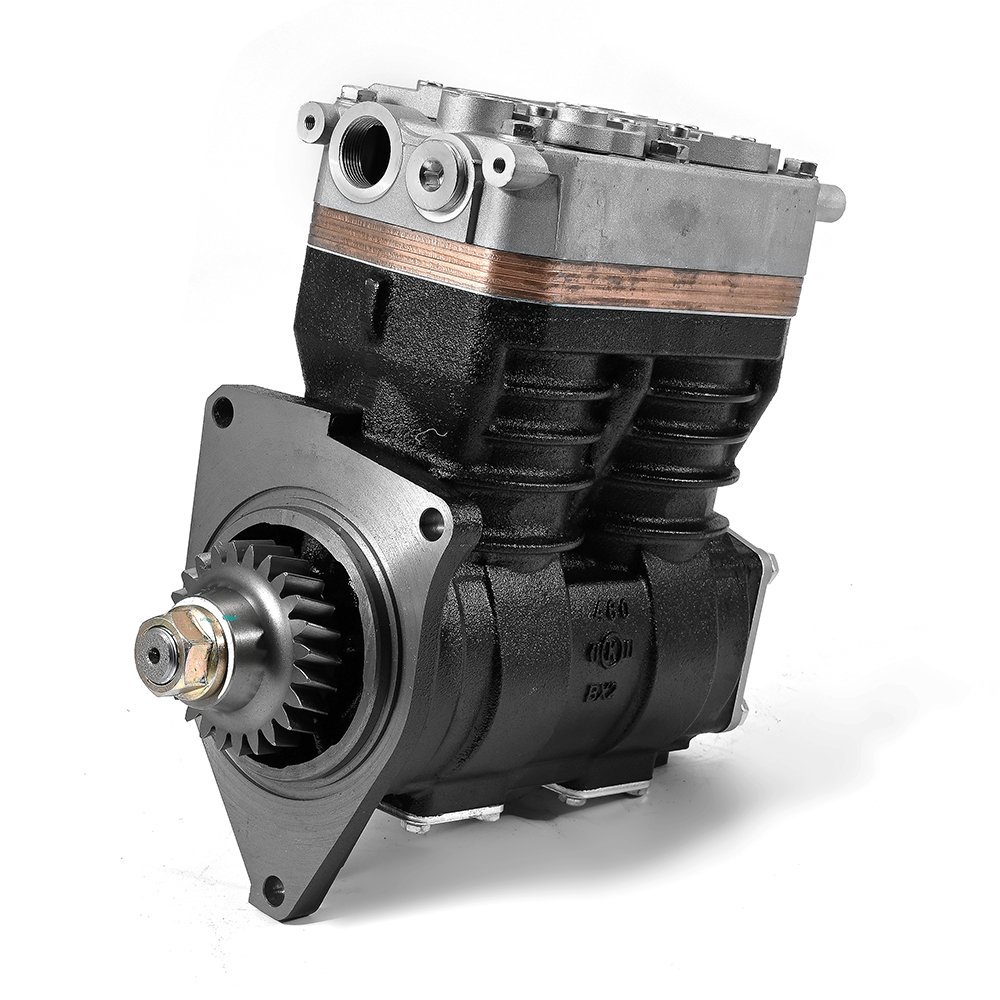Auto Parts Dual Cylinder Truck Engine Air Compressor Pump for Weichai WP10H WP12 WP13 Sinotruk Howo Shacman 612630030405 K007025