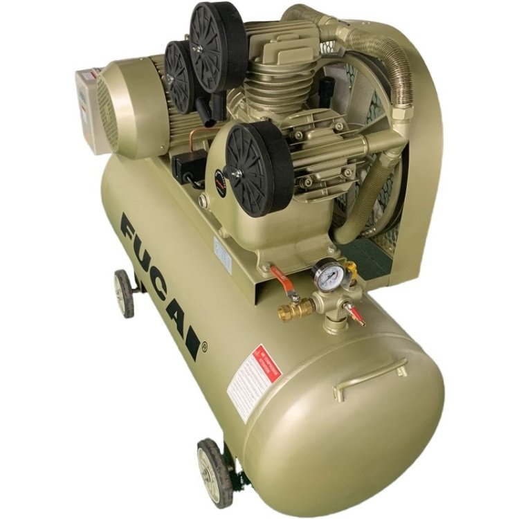 FUCAI Factory Direct Industrial air Compressor Portable 7.5kw 10hp 1.0m3/min air Compressor Piston 8bar