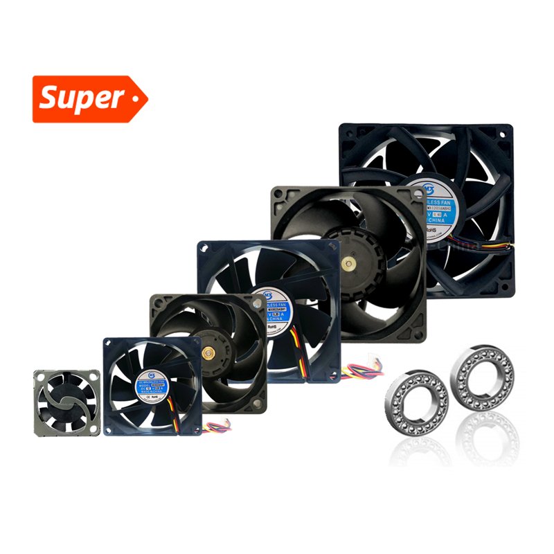 Brushless Axial Cooling Fan 12v 15mm 40mm 50mm 120mm Pc Asic Machine Industrial Refrigerated Fans Factories Blower Dc 5v Buy Fan