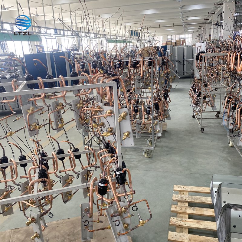 2024 Condensing Unit with Motor Cooling Fan Cold Room Compressor Refrigeration Unit air Cooled Condensing Unit 5hp