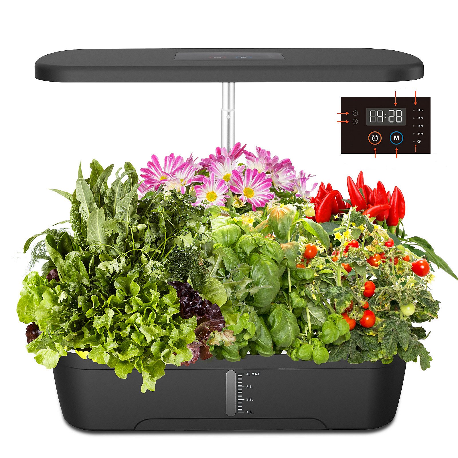 12W 14W 16W & 24W Smart Automated Grow Box Set 12-Pod Hydroponic Plant Grow Box ABS Small Size for Agriculture Use