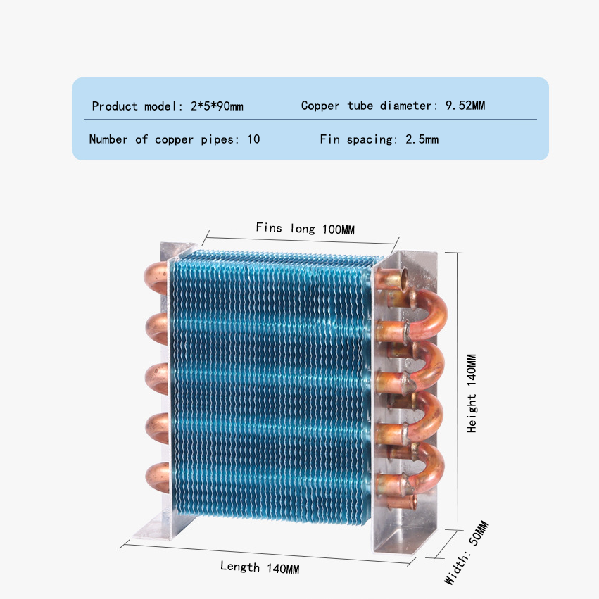 Manufacturers of Copper Tube Radiator Condenser for Ice Making Machines