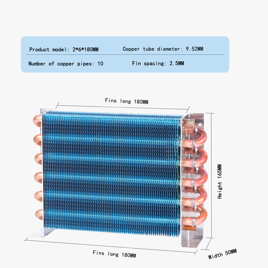 Manufacturers of Copper Tube Radiator Condenser for Ice Making Machines