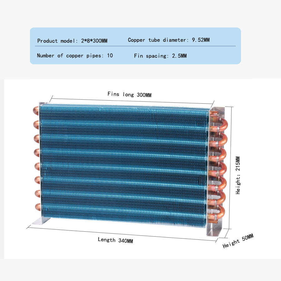 Manufacturers of Copper Tube Radiator Condenser for Ice Making Machines