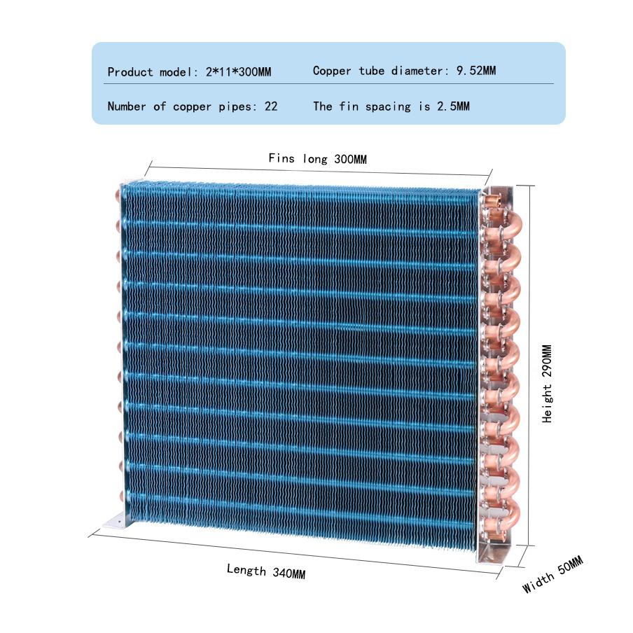 Manufacturers of Copper Tube Radiator Condenser for Ice Making Machines
