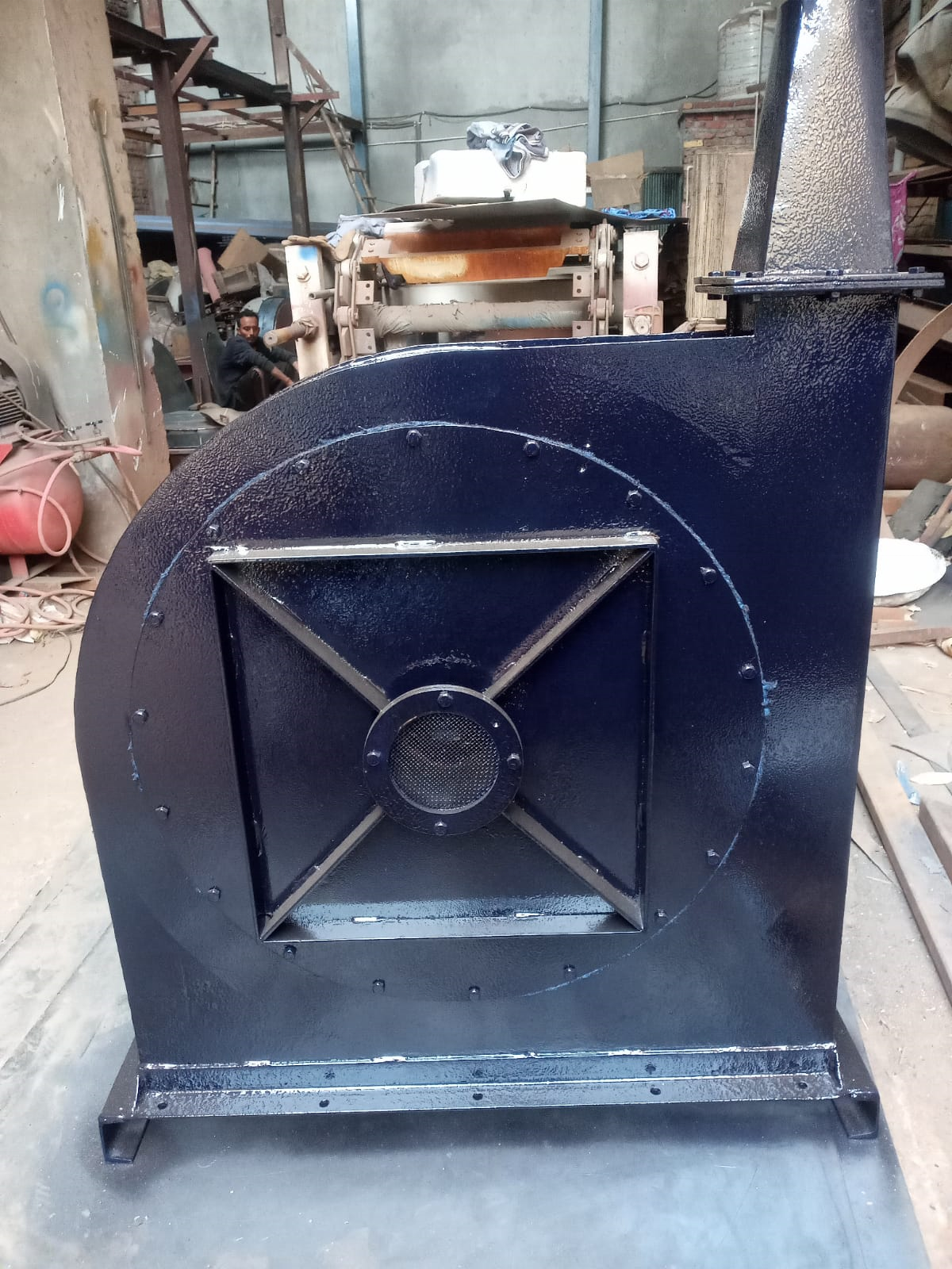 2 H.P Industrial Centrifugal Blower Low Noise High Durable and Powerful ID Fan for Furnace Custom ODM Supported