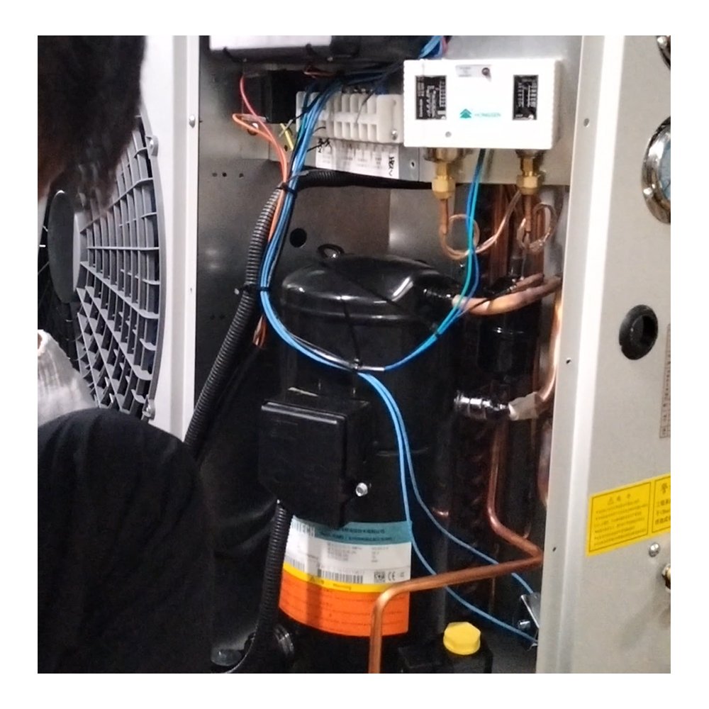 Henan Compressor Refrigeration Unit Air Cooled Condens Unit HBP 6Hp Condensing Unit With Motor Cooling Fans Chiller Cold Room