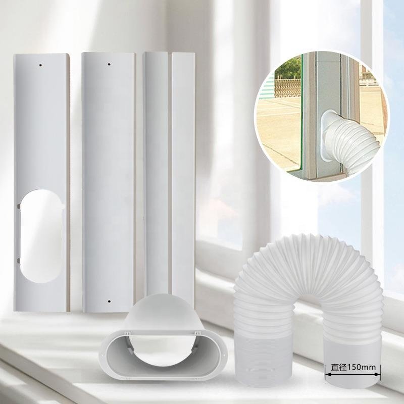 Adjustable Windows Sealing Panels Plate Kits AC Vent Kit for Air Conditioning Window Seal Portable Air Conditioner Window Unit