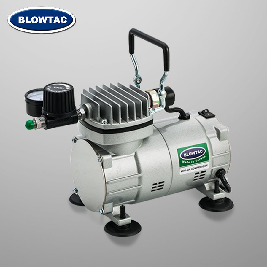 Taiwan 1/8 Hp Portable Oil Free Environmental Friendly air Compressor for Inflator/Model Painted/Make Up/Air Bag Packaging
