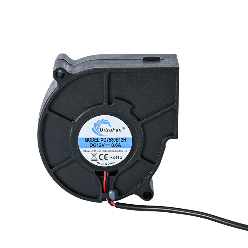 7530 Dc Small air Blower Fan Copper Motor High Speed Low Noise Exhaust Ventilation Centrifugal Blower Cooling Fan for Projector