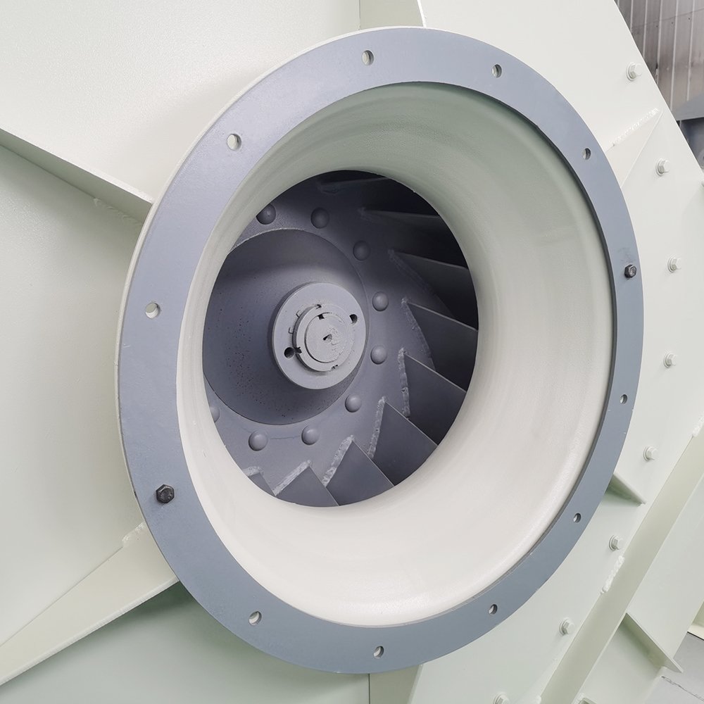 Corrosion Resistant Backward Curved Impeller siemens Steam Turbine Industrial Dust Collection Fan Dust Extraction Blower Fan