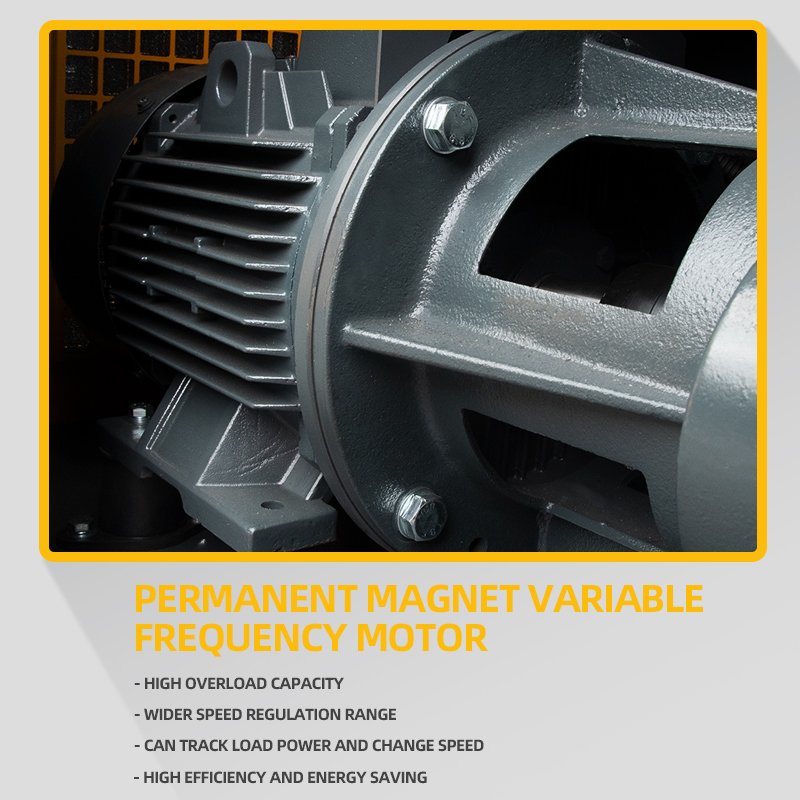 HANDE Slient Energy Saving 90KW 120HP Air Compressor Machines 220V/380V/440V/600V PM VSD 90KW Screw Air Compressor