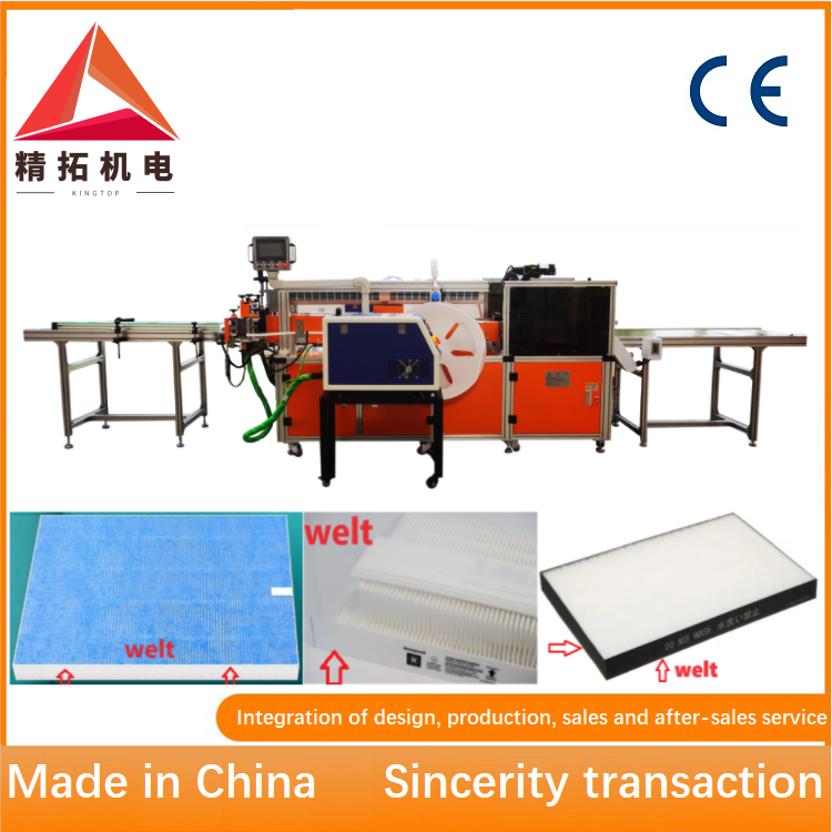 Full Automatic Filter Paper Pleating Machine Cabin Air Filter Gluing and Bonding Machine