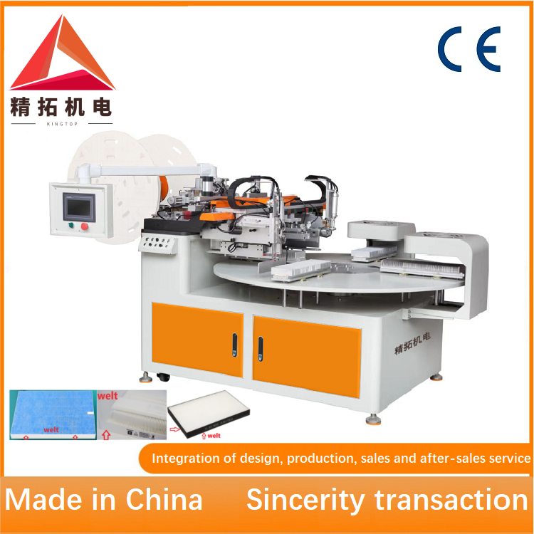 Full Automatic Filter Paper Pleating Machine Cabin Air Filter Gluing and Bonding Machine