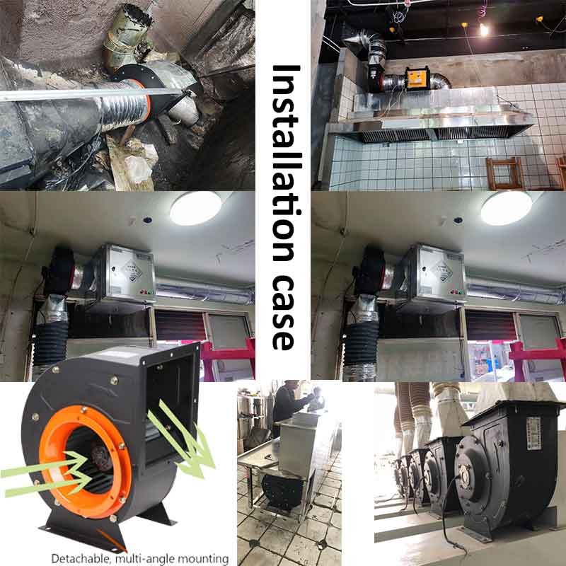 300mm Ac 1350W Air Shower Centrifugal Fan Blower 2870m3/h