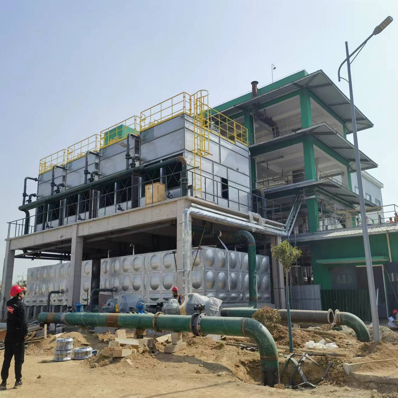 Energy Saving Evaporative Condenser and Stainless Steel Heat Exchanger for Petroleum Metallurgy Industry