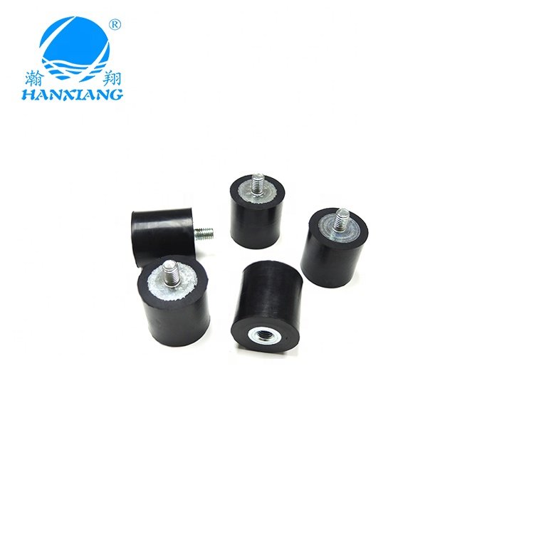 Air Compressor Rubber Blocks Shock Absorbers Compression Rubber Pads Feet Condenser Machine Rubber Support Block Buffer
