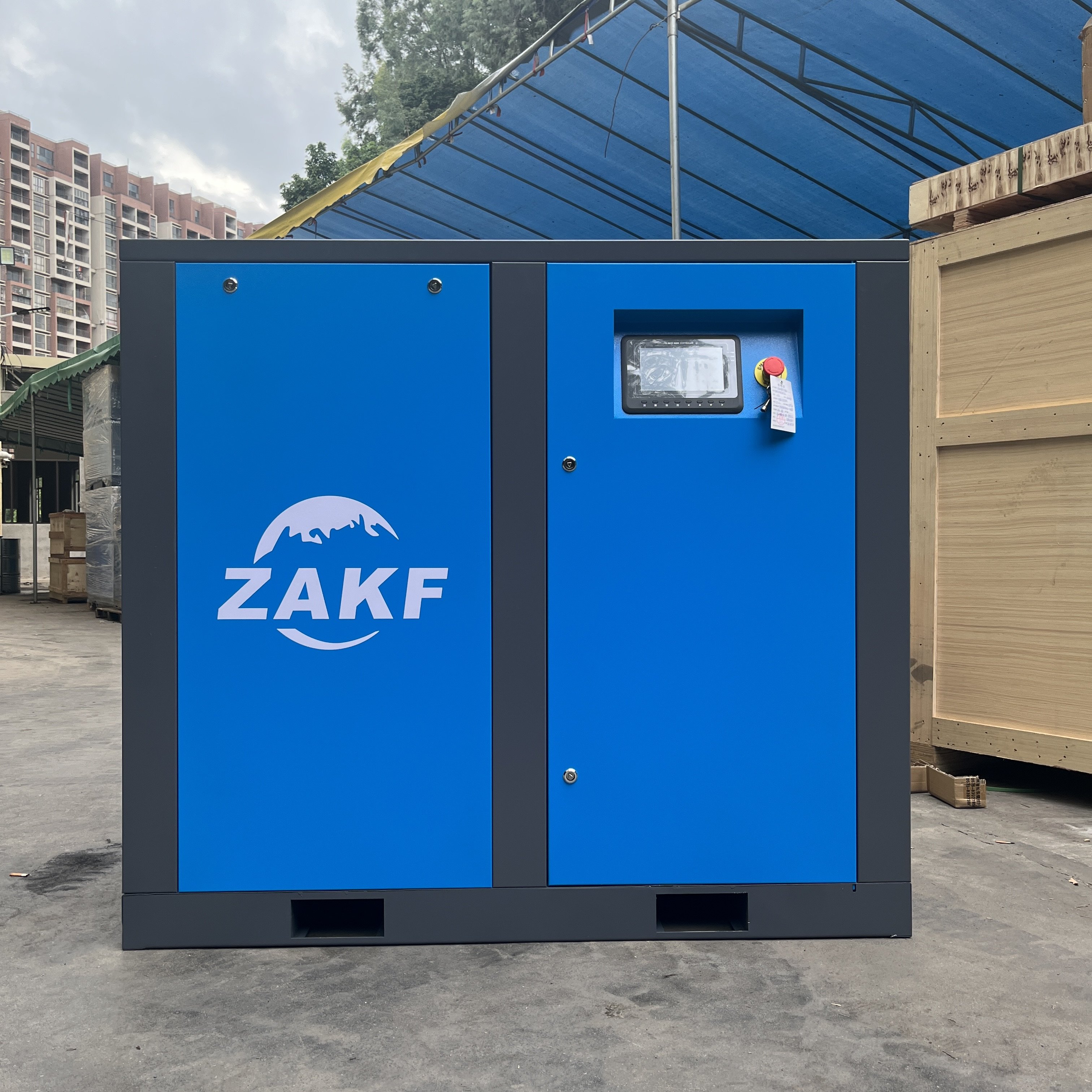 ZAKF 7.5kw Fixed Speed Screw Air Compressor 7.5kw Industrial Air Compressor Air Compressor Head 10hp