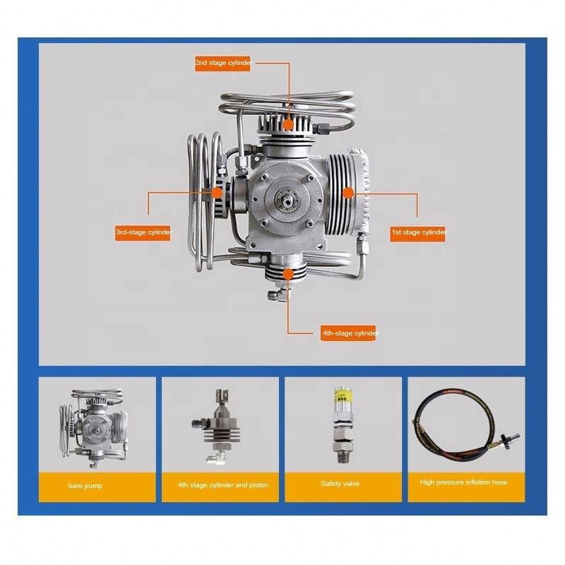 Gold Factory Supplier Reasonable Price Mini Scuba Diving Portable Air Compressor