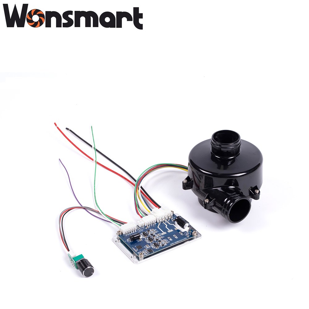 24VDC DC Blower with PWM Speed Control NMB Ball Bearing for Industrial Home Use Features Aluminum Blade Ceiling Fan Mounting
