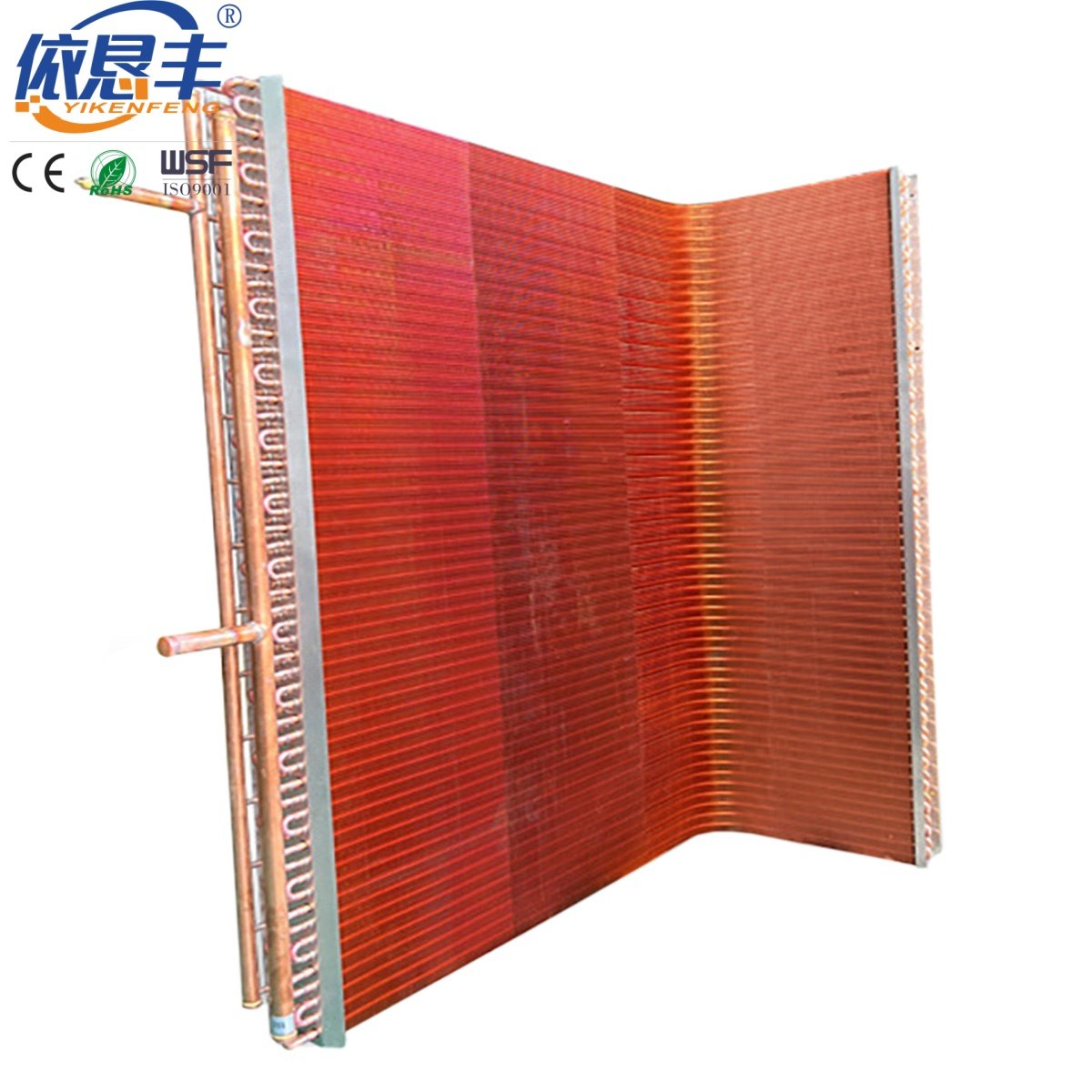 Hot Selling U-Shaped Copper Condenser Coil L-Shape Split Air Conditioner Evaporator for Heat Refrigeration Heat Exchange Part