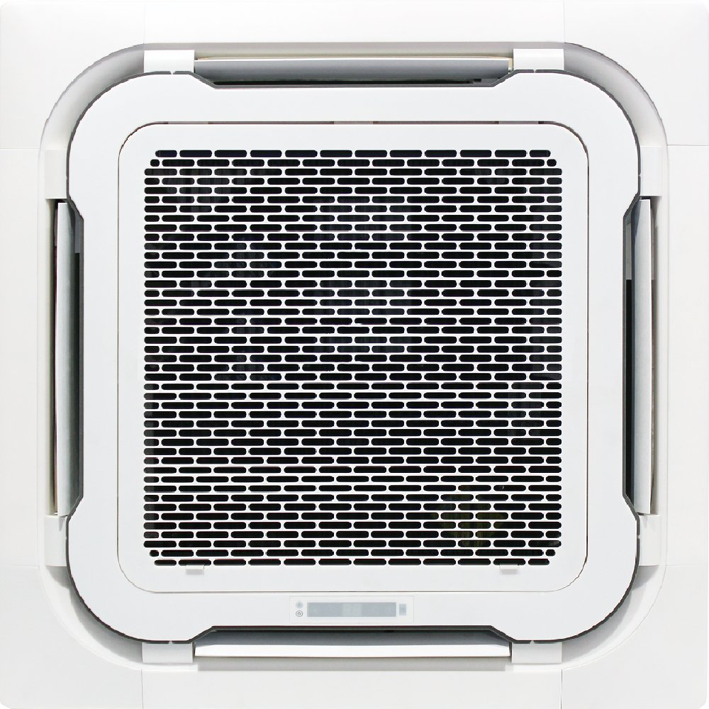 18000-60000 Btu R410a R32 Refrigerant Ceiling Cassette Type Split Air Conditioner Air Handler Side Discharge Condensing Unit