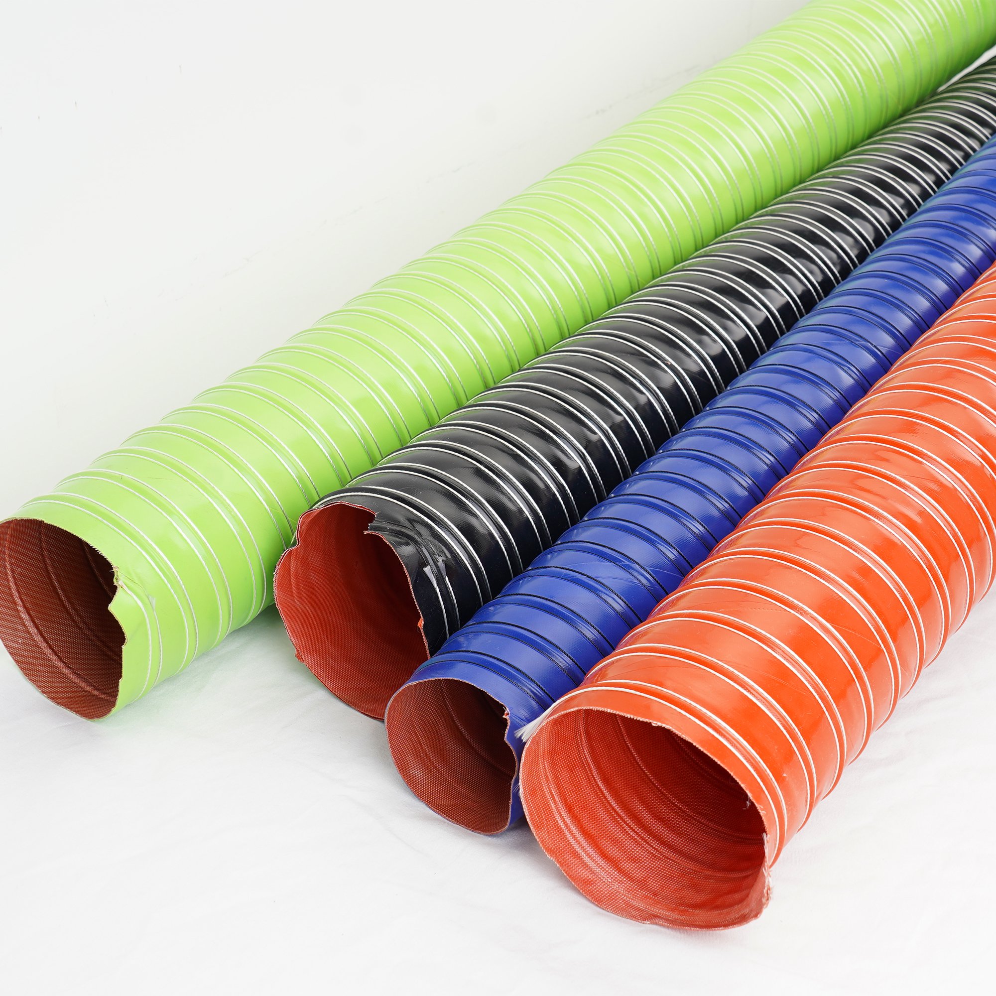 50mm Colorful Air Duct Tube Collapsible Aviation Duct Airplane Flexible Duct Air-Conditioning Hose