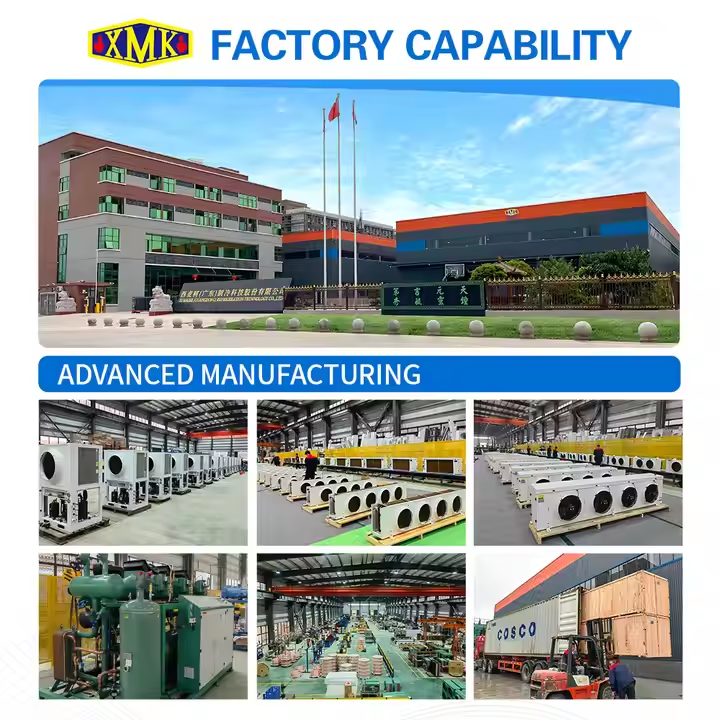 Manufacturer Factory Price Fin Type Air Condenser for Refrigeration Unit in Cold Room