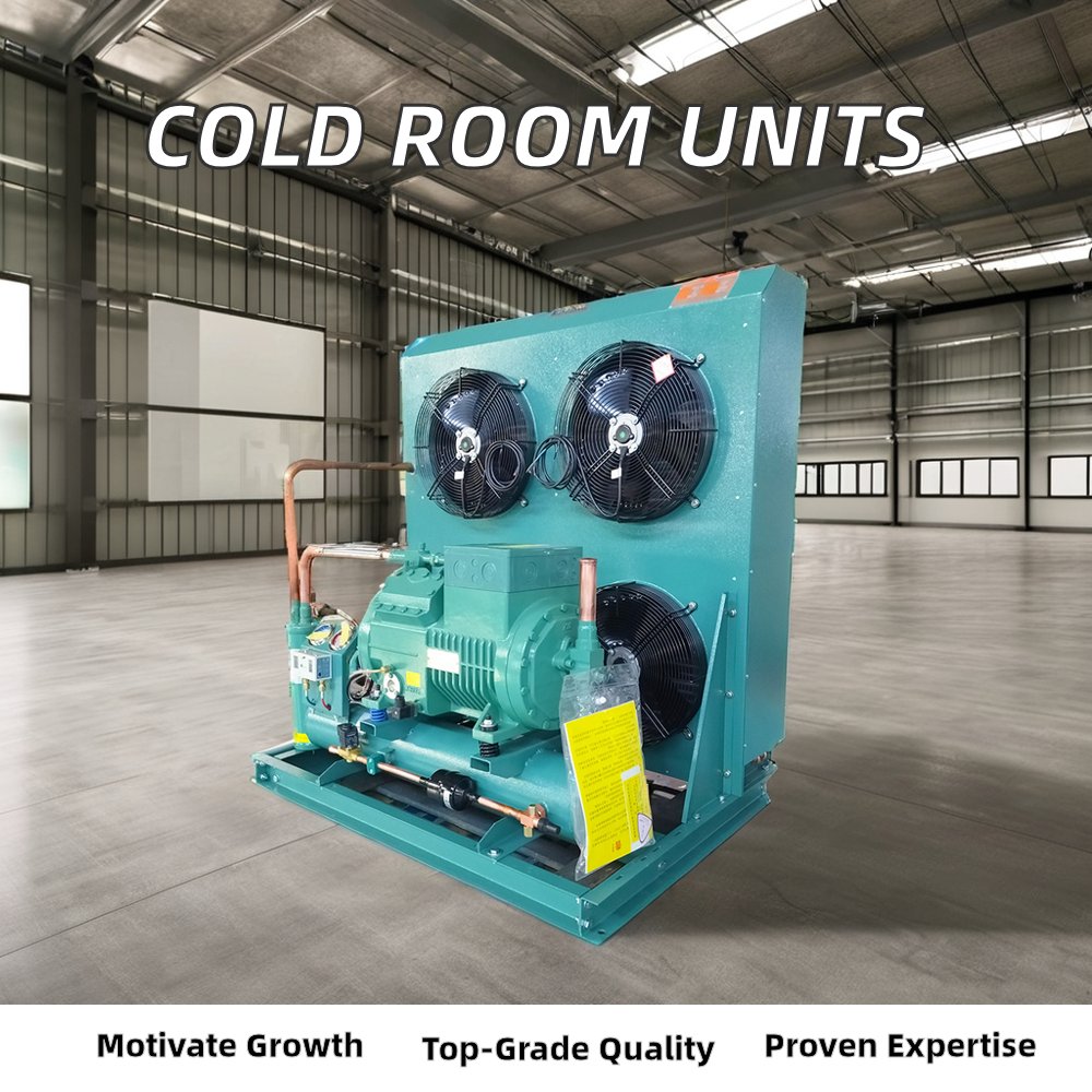 New Bitzer Compressor Energy Saving Automatic Storage Equipment for Fruits Vegetables Condensing Units for Cold Room Restaurants