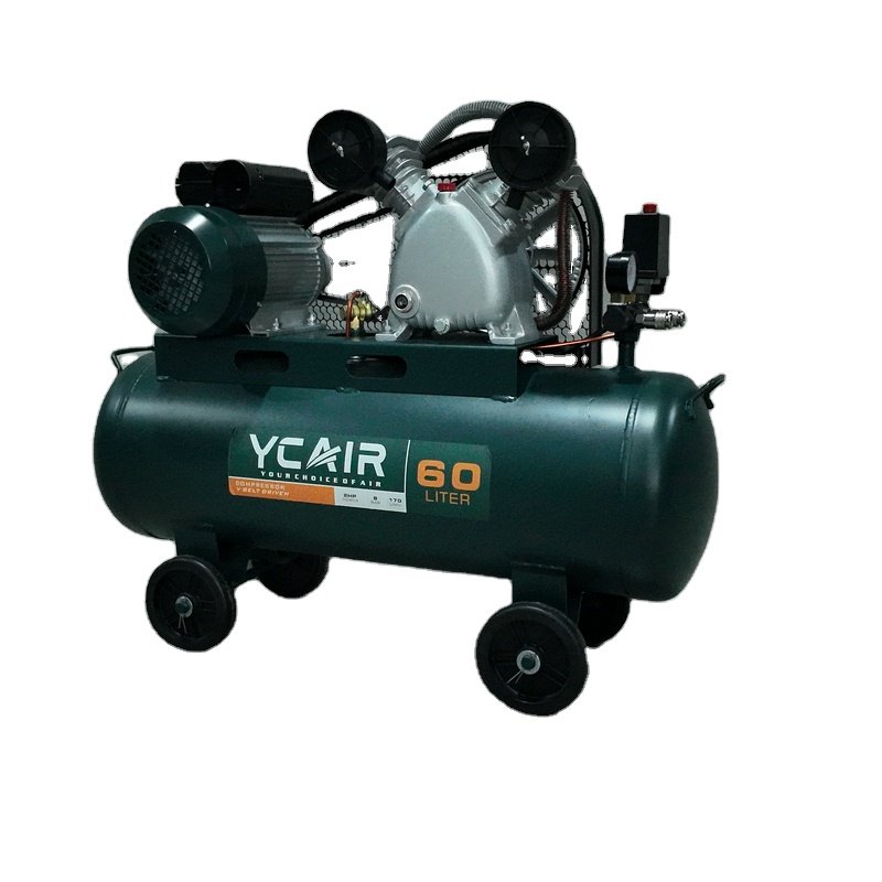 YC2065-150 Portable 150Liter 2.2KW 3HP 220V 50HZ Belt-Driven Air Compressor Industrial High-Pressure