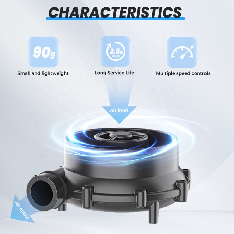 Factory Direct Low Power DC Fan Blower Used in Gas Generator/Air Inflation