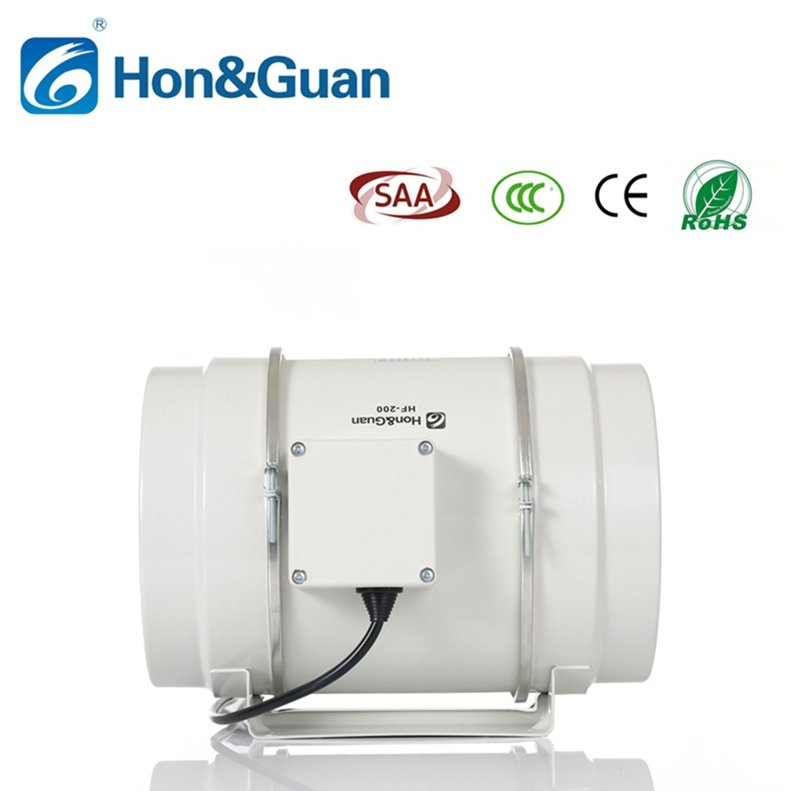 Wholesales 200mm PP air Ventilation Duct Exhaust Fan
