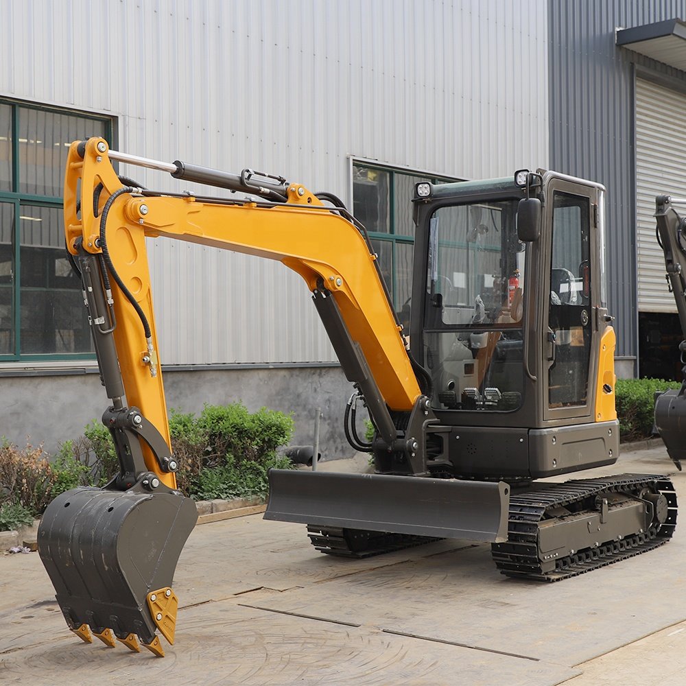 Fastest Delivery Digger Mini Excavator EPA Engine Micro Excavator for Farm 800kg 1ton 2ton Customizable Crawler Excavator 350mm