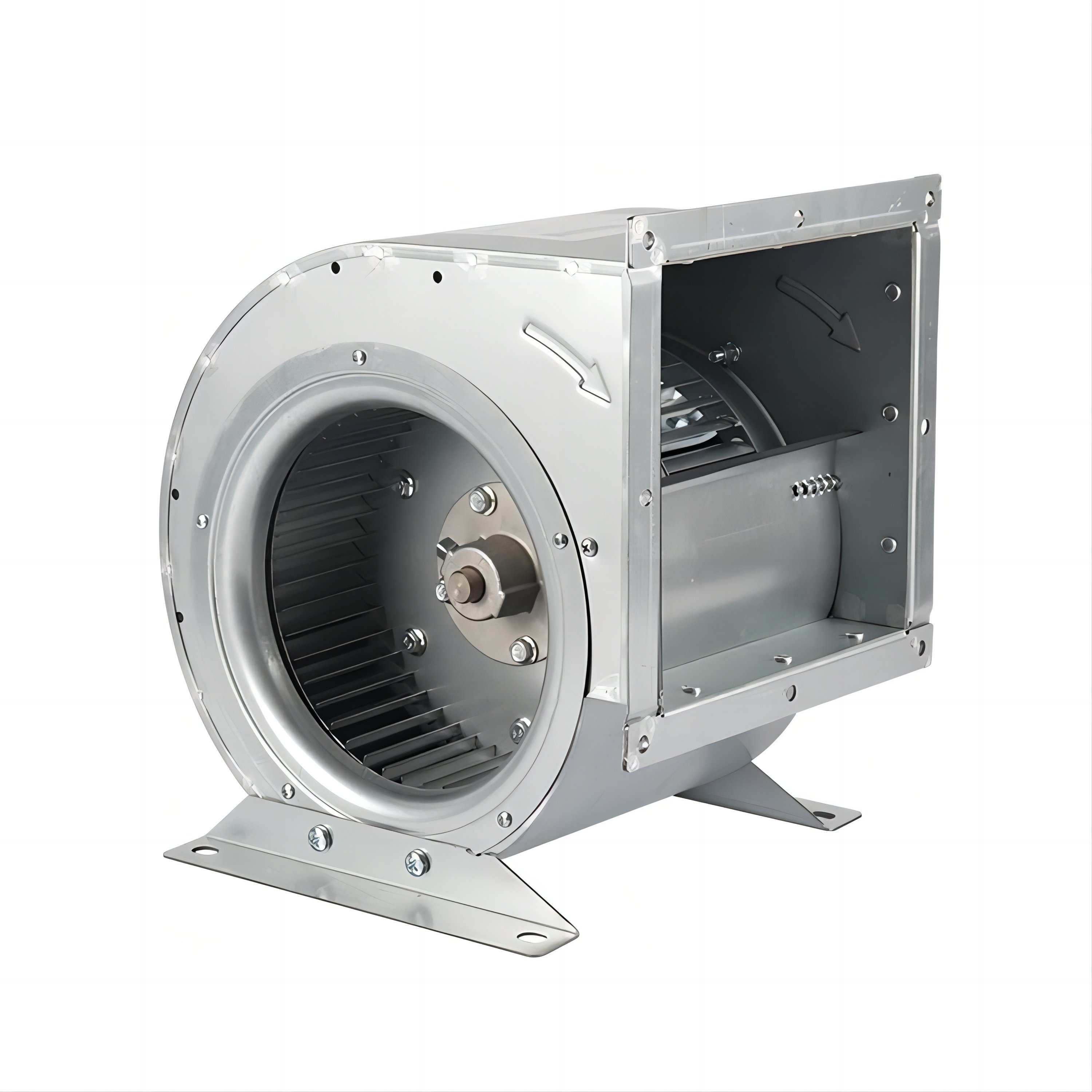 Dual Inlets EC Motor Centrifugal Blower Fan With 0-10V Speeds Control 1100rpm DC 1000W DD 9-9 Engine Fan AC 220V~240V 50Hz