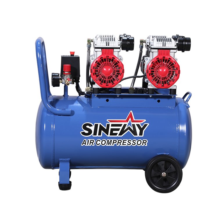 Sinewy 3Kw 220V 50Ltr Silent Dental Oil Free Pneumatic Spray Paint Air Compressor