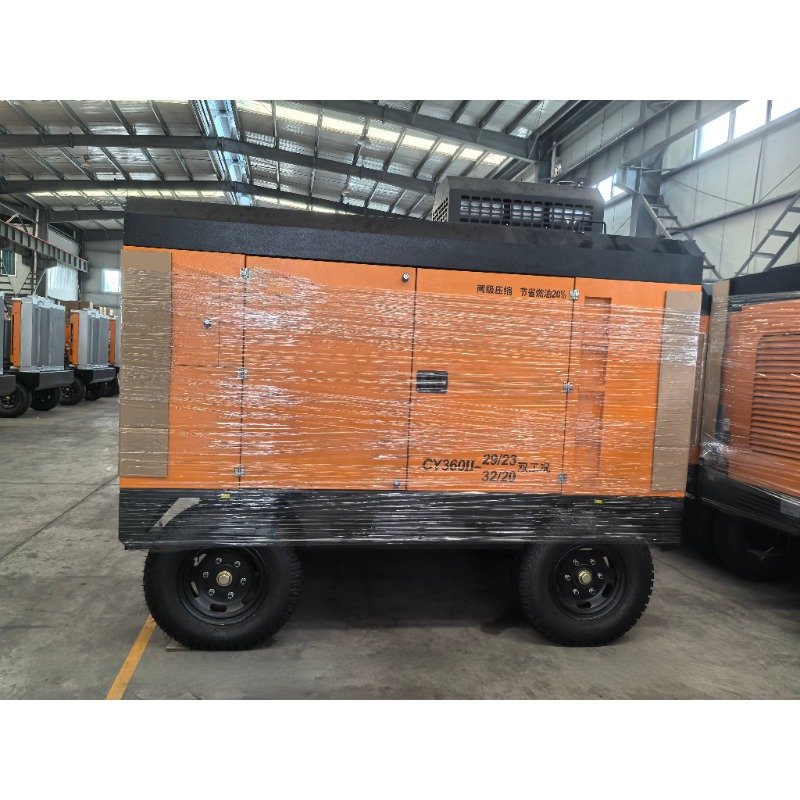 Factory Direct Sales 29m³/min 1030CFM 23bar cummins Portable air Compressor for Mining High Flow air Compressor Portable