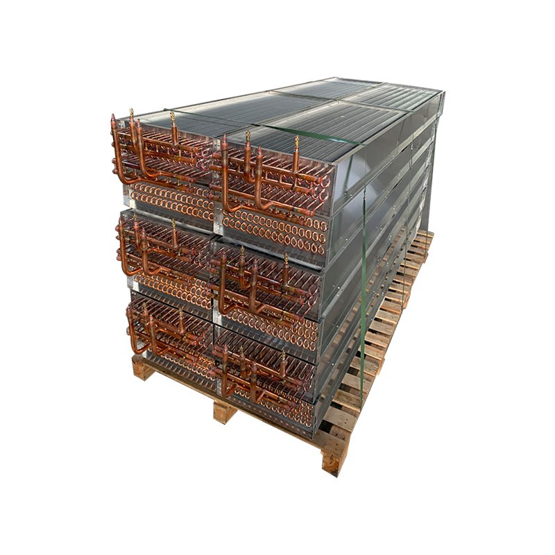 Custom Aluminium Plate Finned Heat Exchanger Core Manufacturing Fin Sensing Condenser Heat Recovery Evaporator Coil